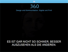 Tablet Screenshot of design360.ch